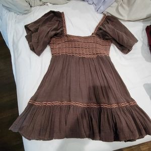 Free People Brown Tunic/Dress